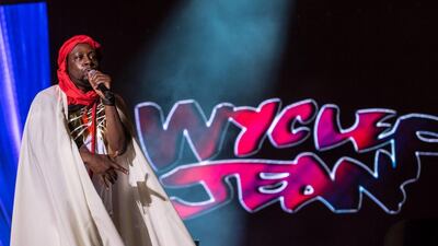 Haitian musician Wyclef Jean at this year’s Mawazine Festival in Morocco. Photo by Sife Elamin