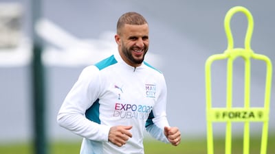 Kyle Walker returned to training following injury. Reuters