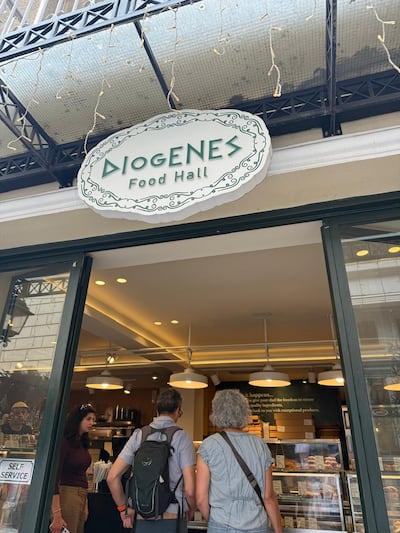 Head to Diogenes Food Hall in Plaka for delicious pastries. Gemma White for The National