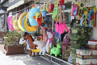 Reza's well known shop in Jumeirah. Pawan Singh / The National