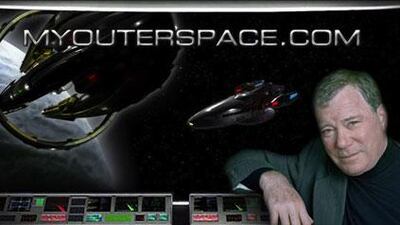 Myouterspace.com is William Shatner's web venture aimed at fans of science fiction and fantasy.