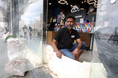 Noushad Ahmed has been out of action for three days. Chris Whiteoak / The National