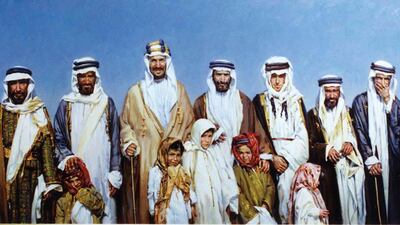 Saudi Royal Family in 1920 by Edman O'Aivazian. Courtesy: Garin O'Aivazian