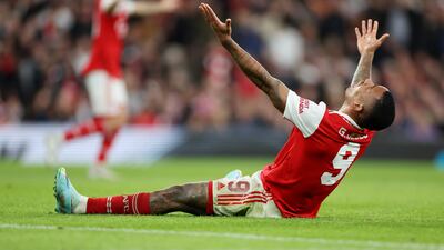 Gabriel Jesus - 6, Provided some brilliant touches to set up a chance for Xhaka, then dragged his shot wide after finding space well. Couldn’t get enough power on his shot to beat Benitez. Getty Images