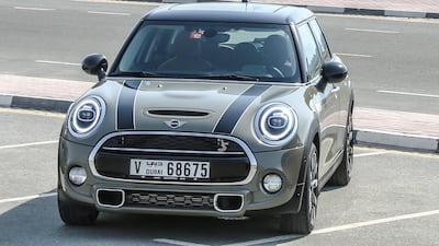 The 2019 Mini in five-door form in Dubai. Mini