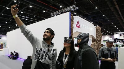 Gaming may have overtaken comics in the popularity stakes of the young at heart – but it is the much-loved characters who remain central to the annual festival’s runaway success. Pawan Singh / The National