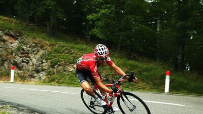 Tony Gallopin of France and Team Lotto Belisol in action during the ninth stage of the 2014 Tour de France in Mulhouse, France. Bryn Lennon / Getty Images