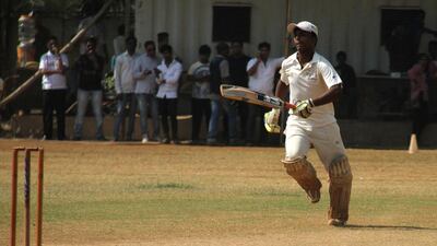 Mumbai schoolboy Pranav Dhanawade, 15, runs between the wickets as he smashed a 117-year-old record for the highest number of runs scored in one innings in Mumbai on January 5, 2016. A Mumbai schoolboy made history on January 5 when he became the first batsman in any class of cricket to score 1,000 runs in a single innings, with Indian legend Sachin Tendulkar leading the plaudits. Dhanawade smashed his way to 1,009 not out off 323 balls. AFP
