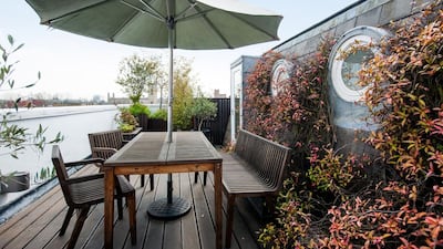 The Room at the Top’s roof garden at Sydney House Chelsea in London. Courtesy Brownsword Hotels