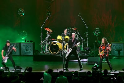 Metallica's M72 World Tour is in its third year. AFP