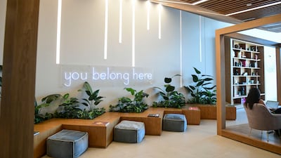 Amenities include a co-working space