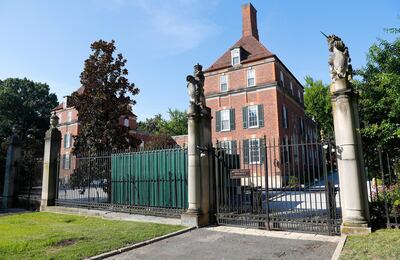 The British embassy residence in Washington DC. Pablo Martinez Monsivais / AP