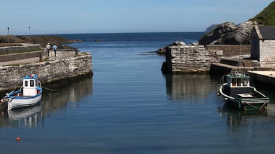 Ballintoy Harbour in the North Antrim coast was Iron Islands on the Game of Thrones series, where the House of Greyjoy rules. Peter Morrison / AP Photo