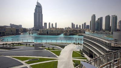 Emaar Properties on Wednesday said it sold Address Sky View hotel in Downtown Dubai to Evergreen Hospitality for Dh750 million. Jeff Topping / The National