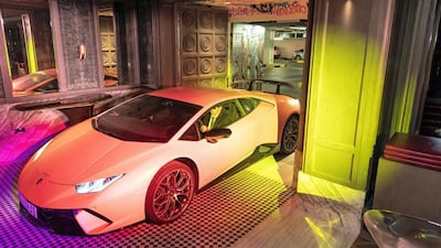 There is only enough space for one vehicle in the venue's designated car port. Antonie Robertson / The National