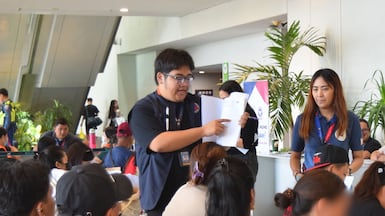 There were nine repatriation charter flights from the UAE and Saudi Arabia in the month from March 13. Photo: Department of Migrant Workers / Facebook