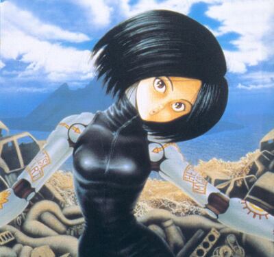 A manga version of Alita. Shutterstock