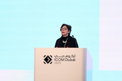 Emma Nardi, president of the International Council of Museums, says museums can nurture understanding across cultures. Chris Whiteoak / The National