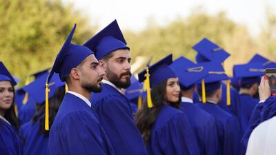 Graduates attend the commencement ceremony. Photo: Iraqi President's Office