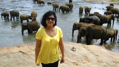 Paulomi Bhatt, head of The World at Her Feet in the Middle East, a women’s travel group. Courtesy of Paulomi Bhatt