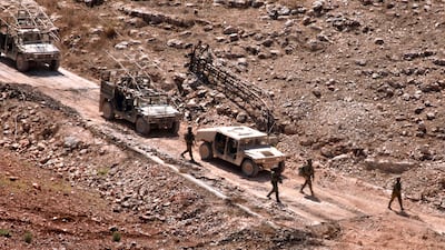Israeli soldiers have occupied a large area of southern Lebanon during fighting with Hezbollah. EPA