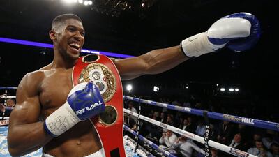 Anthony Joshua will look to extend his unbeaten professional record to 20 wins and 20 knockouts when he faces Carlos Takim. Andrew Couldridge / Reuters