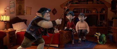 A scene from 'Onward', directed by Dan Scanlon, releases in UAE cinemas this week. Disney / Pixar