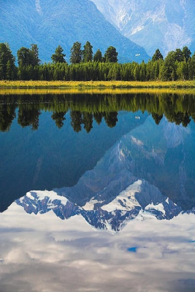 Photographer David Newton took this picture of Lake Matheson in New Zealand in 2007. Courtesy David Newton