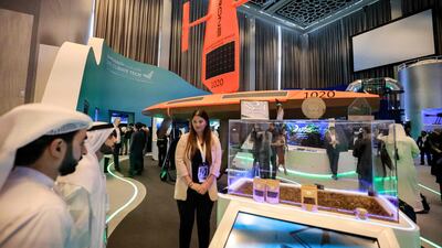 The UAE Climate Tech Forum in Abu Dhabi. AFP