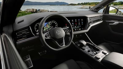 The cabin retains a luxury feel