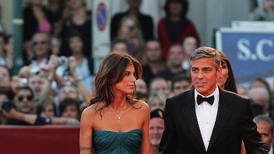 2009: Elisabetta Canalis in Roberto Cavalli. Photo: Getty