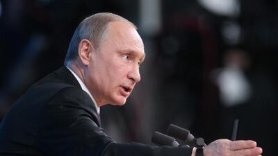 Russian President Vladimir Putin in Moscow on December 19, 2013. Sergei Chirikov / EPA