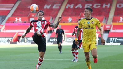 Hector Bellerin - 6: Sloppy in possession and positioning in the first half, but still produced a couple of important challenges. Reuters