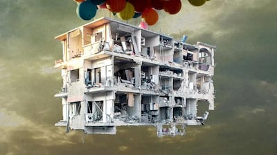 Damascus from the Bon Voyage Series, 2013 by the artist Tammam Azzam. Tammam Azzam / Ayyam Gallery