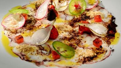 Chef Lopez is known for his tiraditos, tostadas and tamales