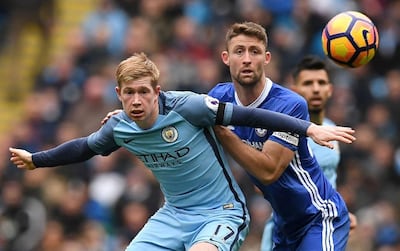 Kevin de Bruyne, left, was let go by Chelsea after two season before eventually finding his way to Manchester City. AFP