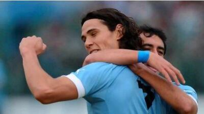 Uruguay's footballer Edinson Cavani scored a goal in a friendly match against Chile's U25 national team on July 11.