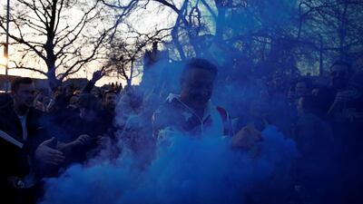 Fans flew in from as far as Australia to mark the occasion. REUTERS