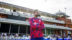 Ahmed Raza on the Coaching team of Southern Brave in the Hundred at Lords. Rob Greig for The National
