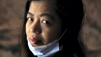 Jackielyn Quiasmbao fears she will end up like many members of her family who have died of kidney failure. Satish Kumar for The National