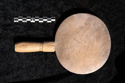 This bronze mirror with carved handle was among the items discovered. Photo: Ministry of Tourism and Antiquities