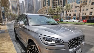 The 2022 Lincoln Aviator is equipped with a driver-assistance package that includes front, rear and side parking sensors.