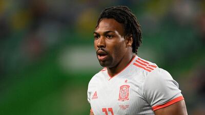 Wolves star Adama Traore made his debut for Spain. Getty