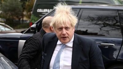 Government minister Chris Heaton-Harris has said Boris Johnson (above) is a man of integrity. Reuters