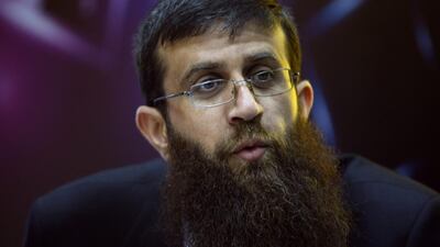 Palestinian hunger striker Khader Adnan. Majdi Mohammed / AP Photo