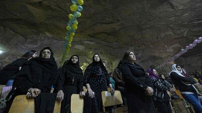 The Cave Church is nestled in the capital's Mokattam mountain.