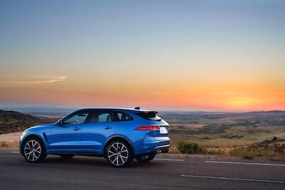 Jaguar F-Pace SVR. Courtesy Jaguar Land Rover