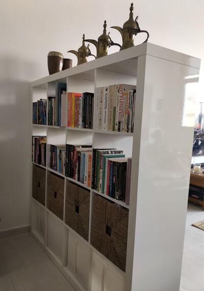 One of Nick March's bookshelves at home. Courtesy Nick March