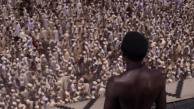 Moustapha faced religious objections, funding problems, and had to relocate the entire production and its two – English and Arabic – casts from Morocco to Libya six months from completion after pressure from religious groups forced the Moroccan government to shut down the shoot.