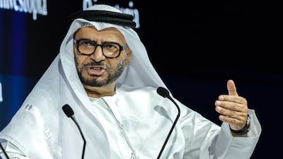 Dr Anwar Gargash praised the UAE's staunch defence of its sovereignty in the face of Iranian attacks. Victor Besa / The National